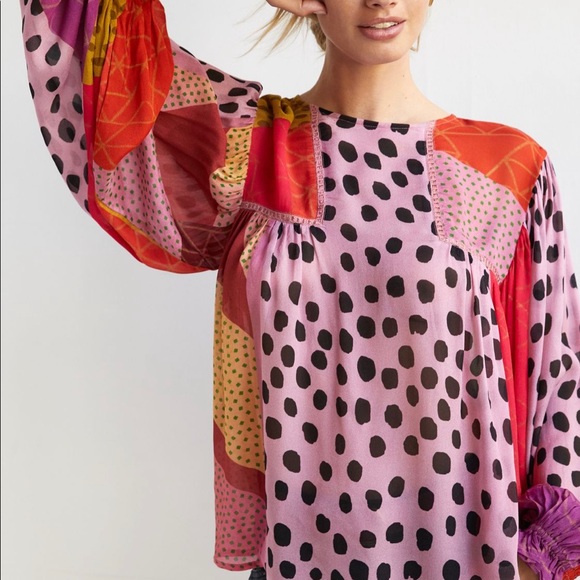 Anthropologie Tops Anthropologie Miranda Peasant Blouse Poshmark